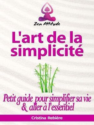 cover image of L'art de la simplicité